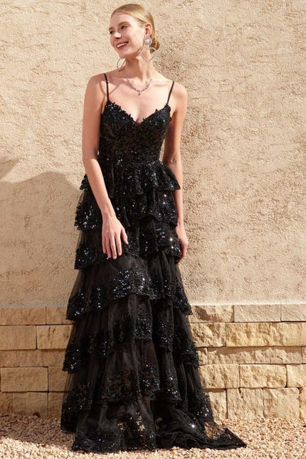 Robe de Soirée Nocturne Éclatante