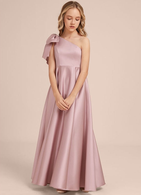 Robe de Soirée Rose Satiné Douce - gallery 2