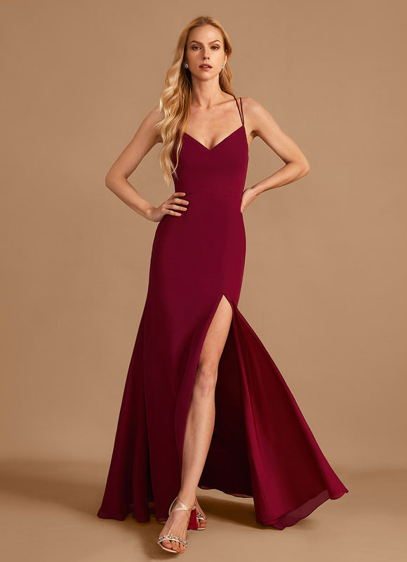 Robe de Soirée Rouge Intense Élégance