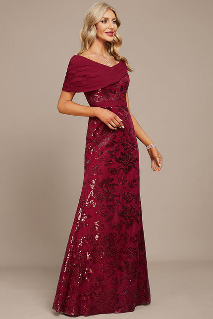 Robe de Soirée Rubis Élégante - gallery 5