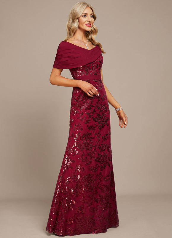 Robe de Soirée Rubis Élégante - gallery 5