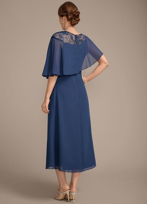 Robe de Soirée Chic Mousseline - gallery 6