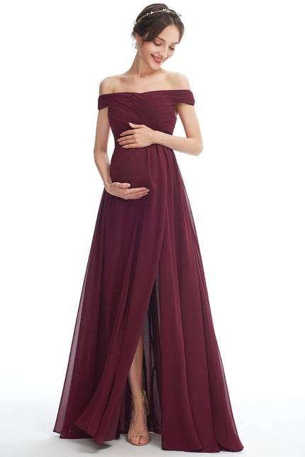 Robe de Soirée Ample Rubis - gallery 4