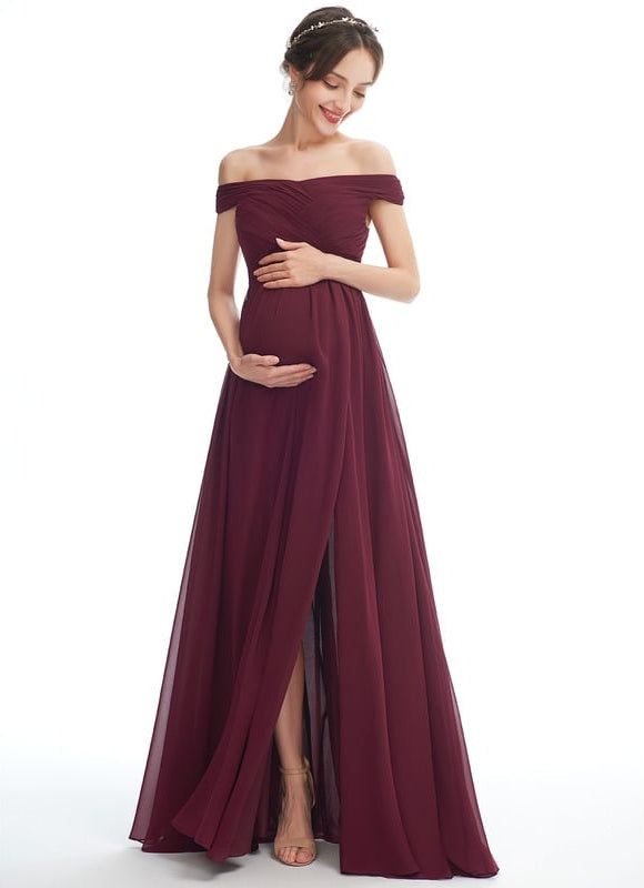 Robe de Soirée Ample Rubis - gallery 4