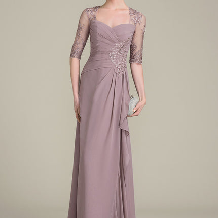 Robe de Soirée Nénuphar Argenté