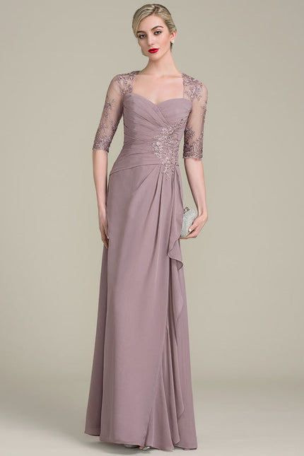 Robe de Soirée Nénuphar Argenté