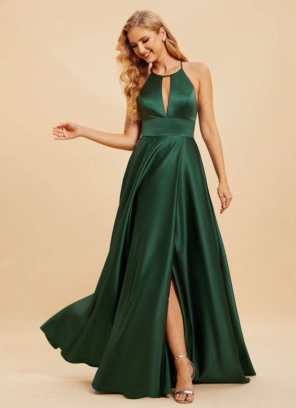 Robe de Soirée Émeraude Confidential