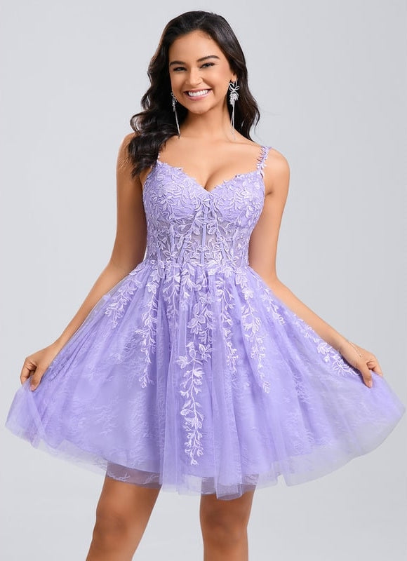 Robe de Soirée Fleurie Rosée