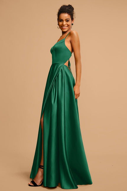 Robe de Soirée Satin Éclairée - gallery 1