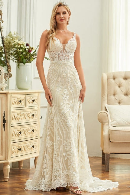 Robe de Soirée Sirène Tulle - gallery 1