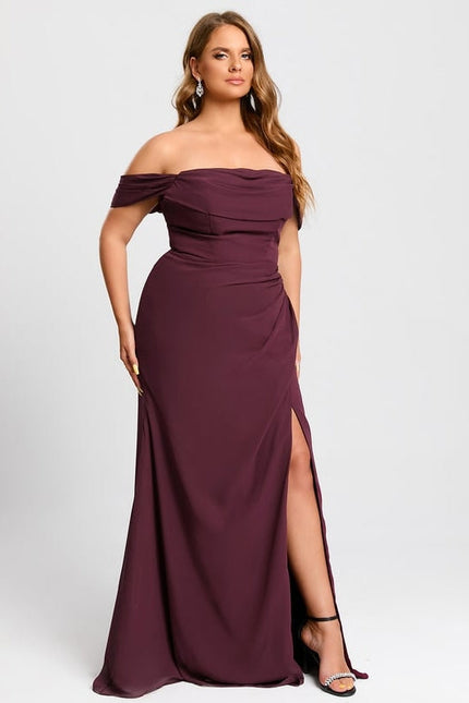 Robe de Soirée Rêve Pourpre - gallery 8