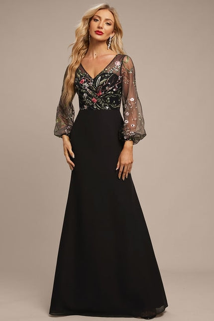 Robe de Soirée Élégance Botanique - gallery 3