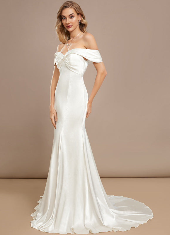 Robe de Soirée Satinée Sirène - gallery 2