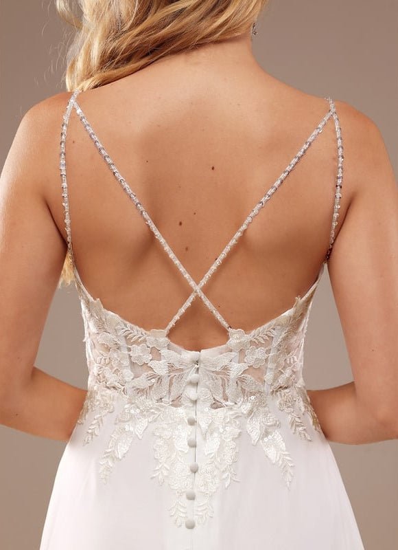 Robe de Soirée Élégance Plume Blanche - gallery 7