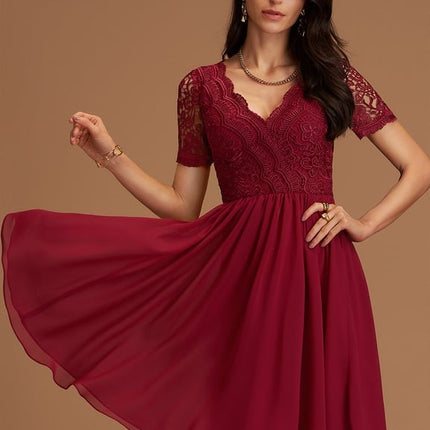 Robe de Soirée Pêche Éclatante