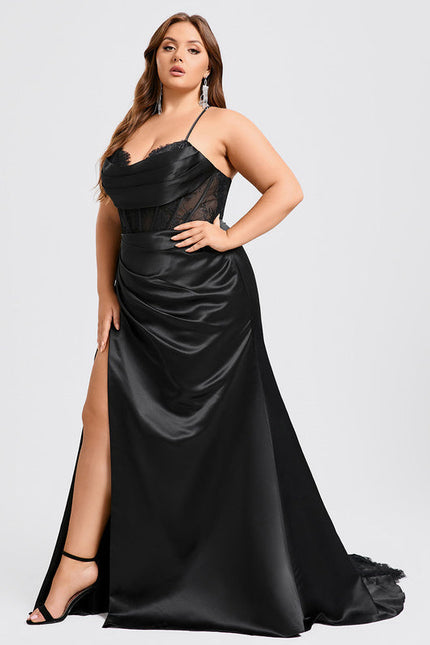 Robe de Soirée Satinée Audacieuse - gallery 8