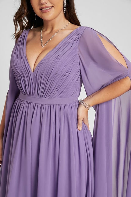 Robe de Soirée Fluide Émeraude - gallery 9