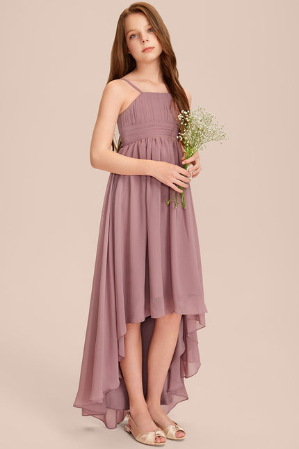 Robe de Soirée Ailée Mauve - gallery 1