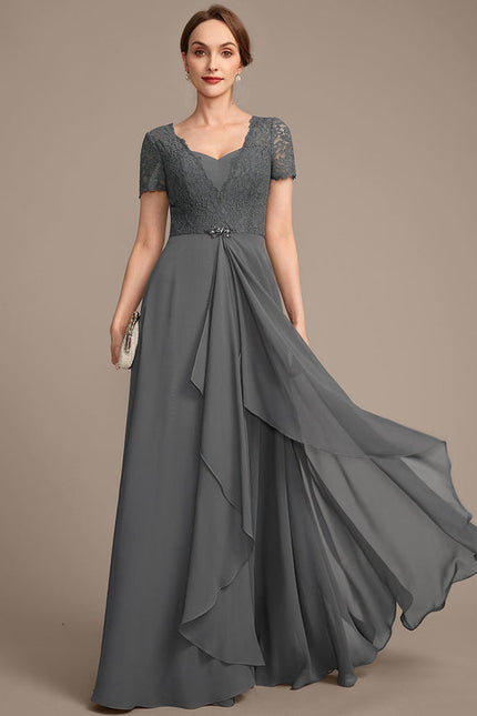 Robe de Soirée Élégance Nuageuse