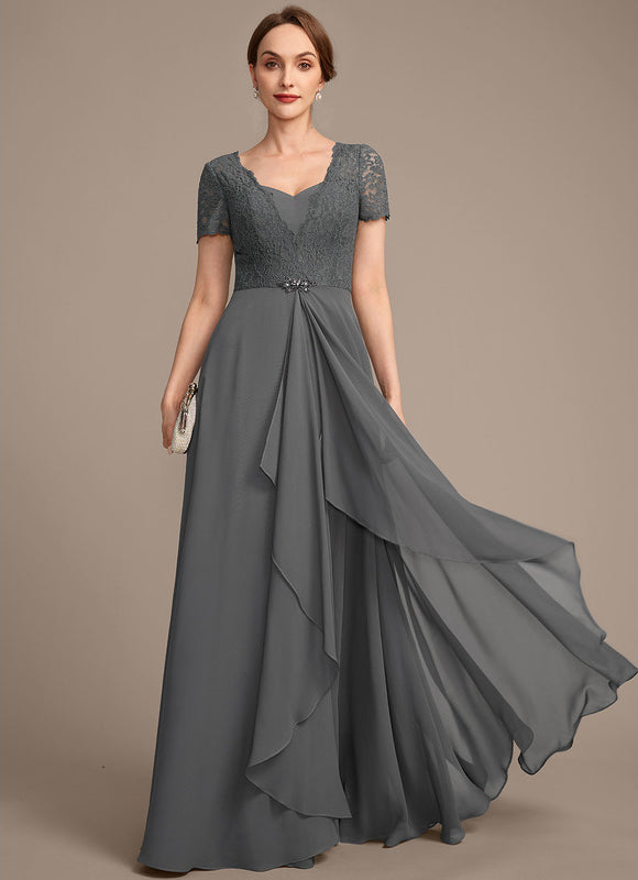 Robe de Soirée Élégance Nuageuse