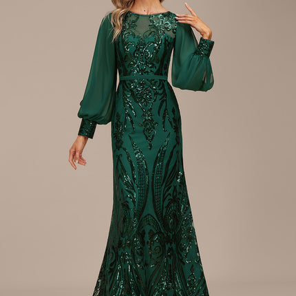Robe de Soirée Luxe Émeraude