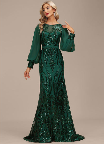 Robe de Soirée Luxe Émeraude