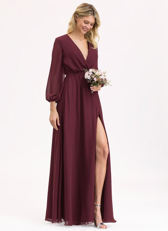 Robe de Soirée Élégance Bordeaux - gallery 3