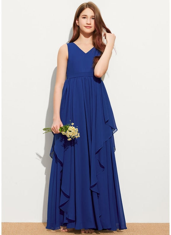 Robe de Soirée Bleu Flottant - gallery 1
