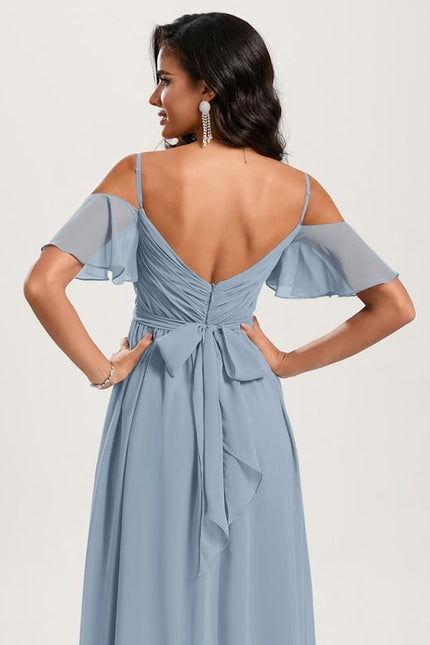 Robe de Soirée Légère Ciel - gallery 3