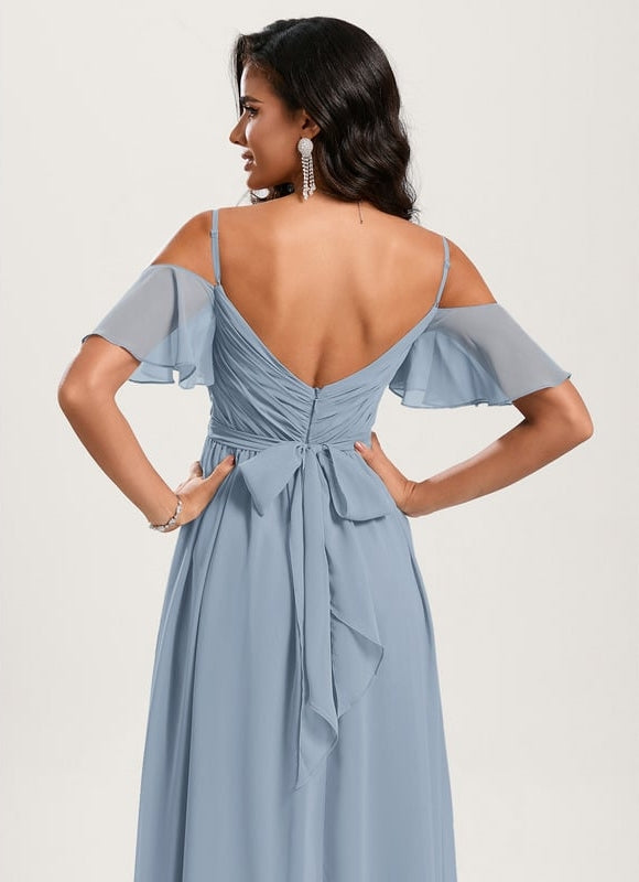 Robe de Soirée Légère Ciel - gallery 3
