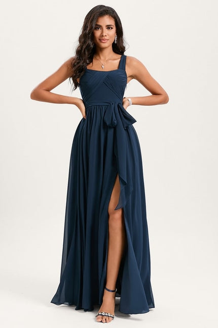 Robe de Soirée Fluide Vert Deau - gallery 3