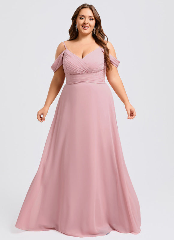 Robe de Soirée Écrue Flottante - gallery 9
