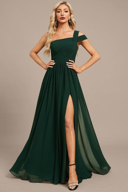 Robe de Soirée Éclat Sombre Émeraude - gallery 3