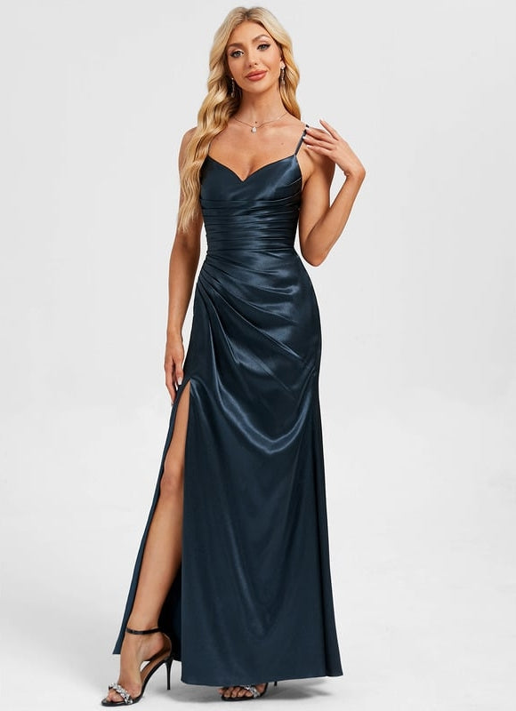 Robe de Soirée Satin Nuit - gallery 5
