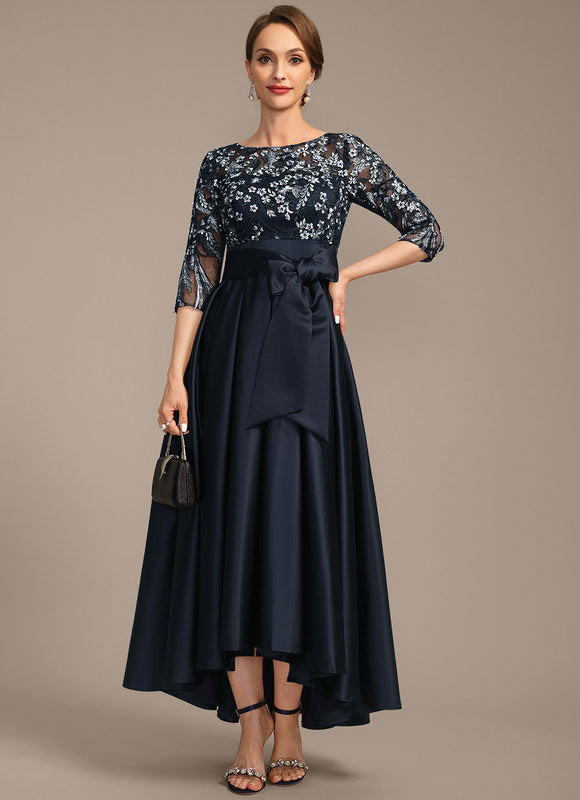 Robe de Soirée Satin Nuit Étoilée - gallery 3