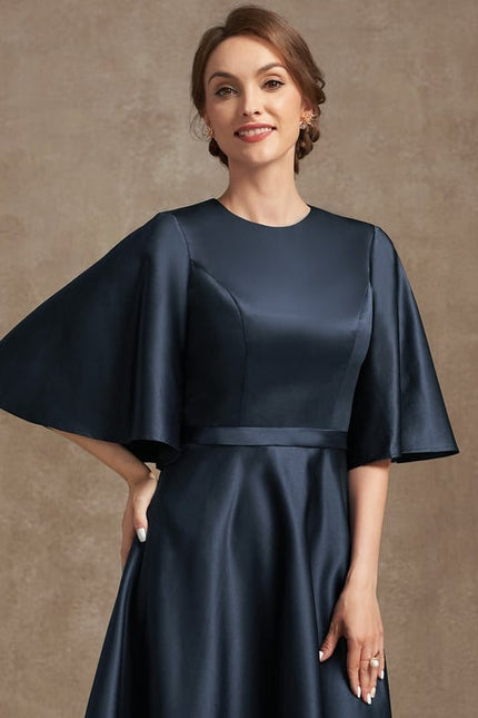 Robe de Soirée Nuit Étoilée Satin - gallery 2