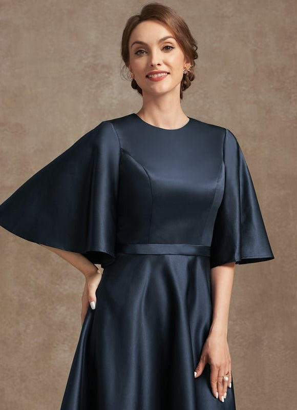 Robe de Soirée Nuit Étoilée Satin - gallery 2