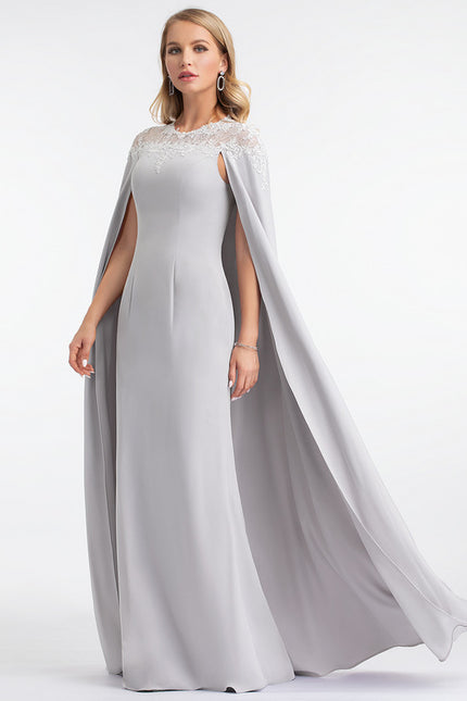 Robe de Soirée Grise Élégance - gallery 2