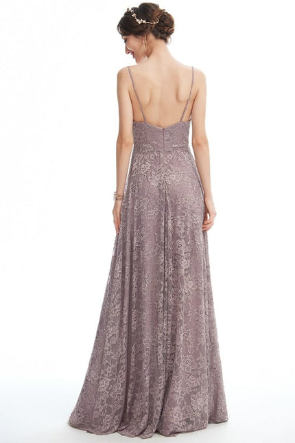 Robe de Soirée Élégance Lavande Flottante - gallery 2