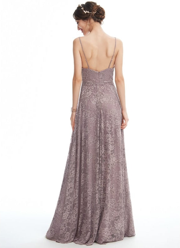 Robe de Soirée Élégance Lavande Flottante - gallery 2