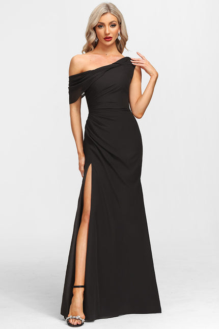 Robe de Soirée Col Évasé Élégance - gallery 4