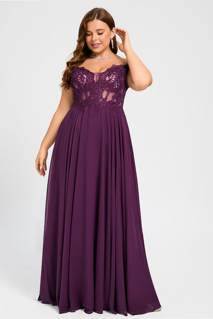Robe de Soirée Éthérée Violette - gallery 8
