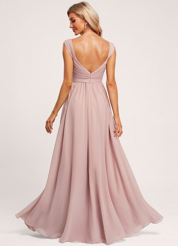 Robe de Soirée Aube Satinée - gallery 6