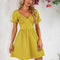 Robe de Soirée Jaune Poudrée