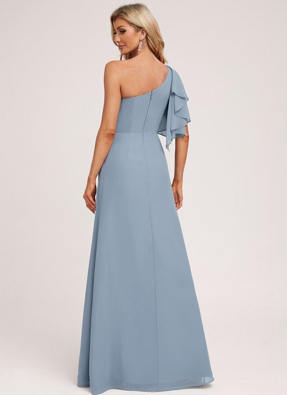 Robe de Soirée Asymétrique Fluide - gallery 1