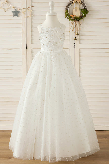 Robe de Soirée Étoile Blanche