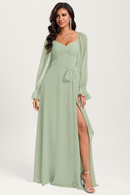 Robe de Soirée Émeraude Aérienne - gallery 2