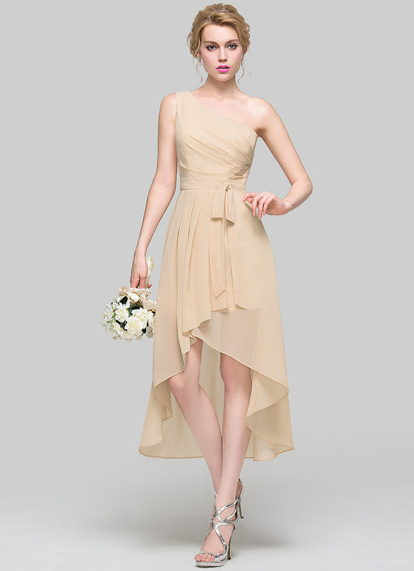 Robe de Soirée Asymétrique Douceur - gallery 2