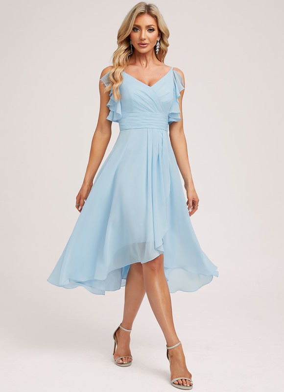 Robe de Soirée Bleu Aérien - gallery 3