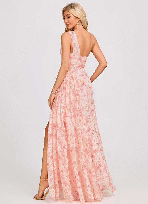 Robe de Soirée Asymétrique Fluide - gallery 5